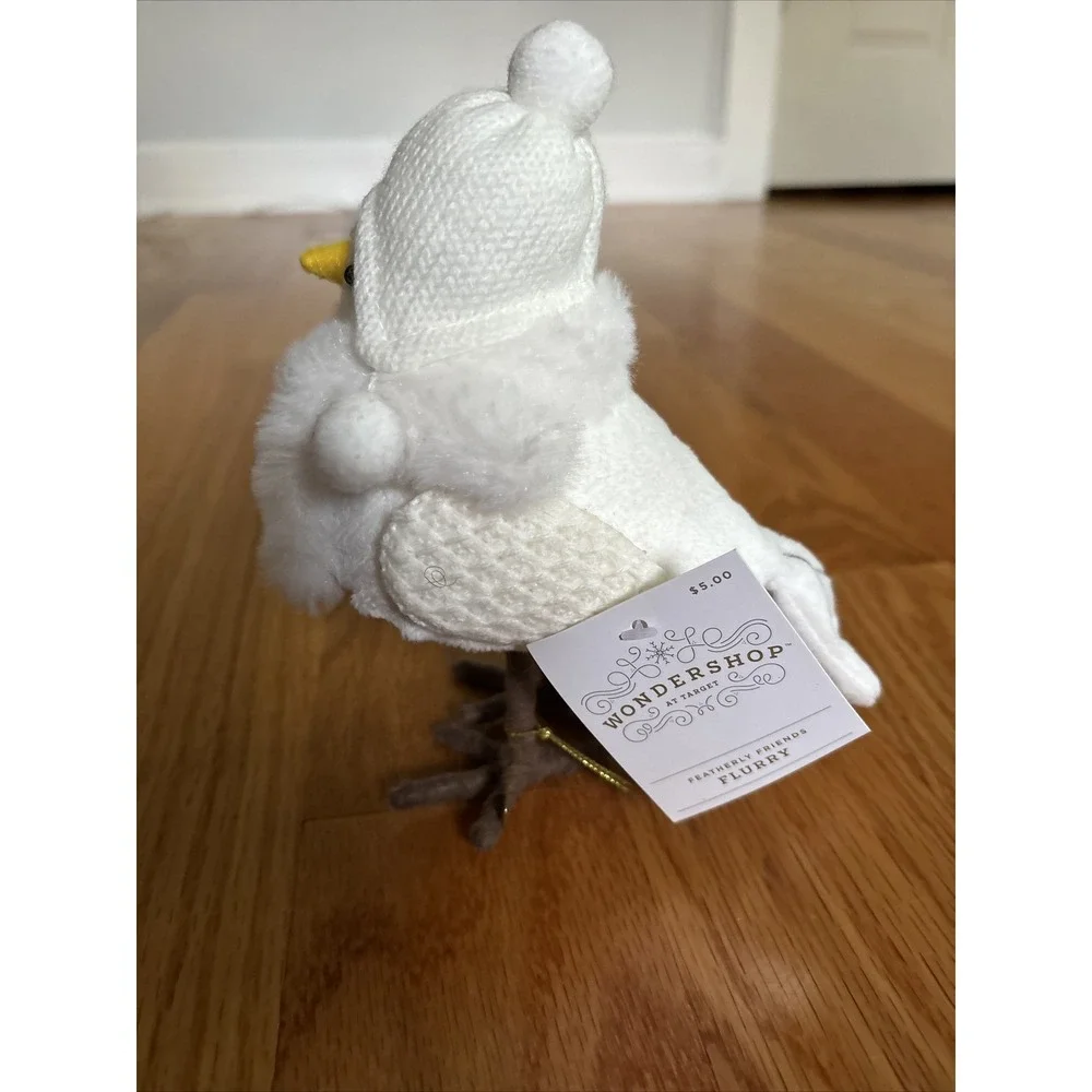 NEW‎ Target Wondershop 2021 Featherly Friends FLURRY Christmas Bird Coat Hat